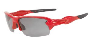 Prescription Safety Sports Sunglasses Matrix Red - Running, Cycling or Baseball Glasses